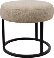 Escabel poef - Ø45 - Alpine - Beige 05 - Unique Collection